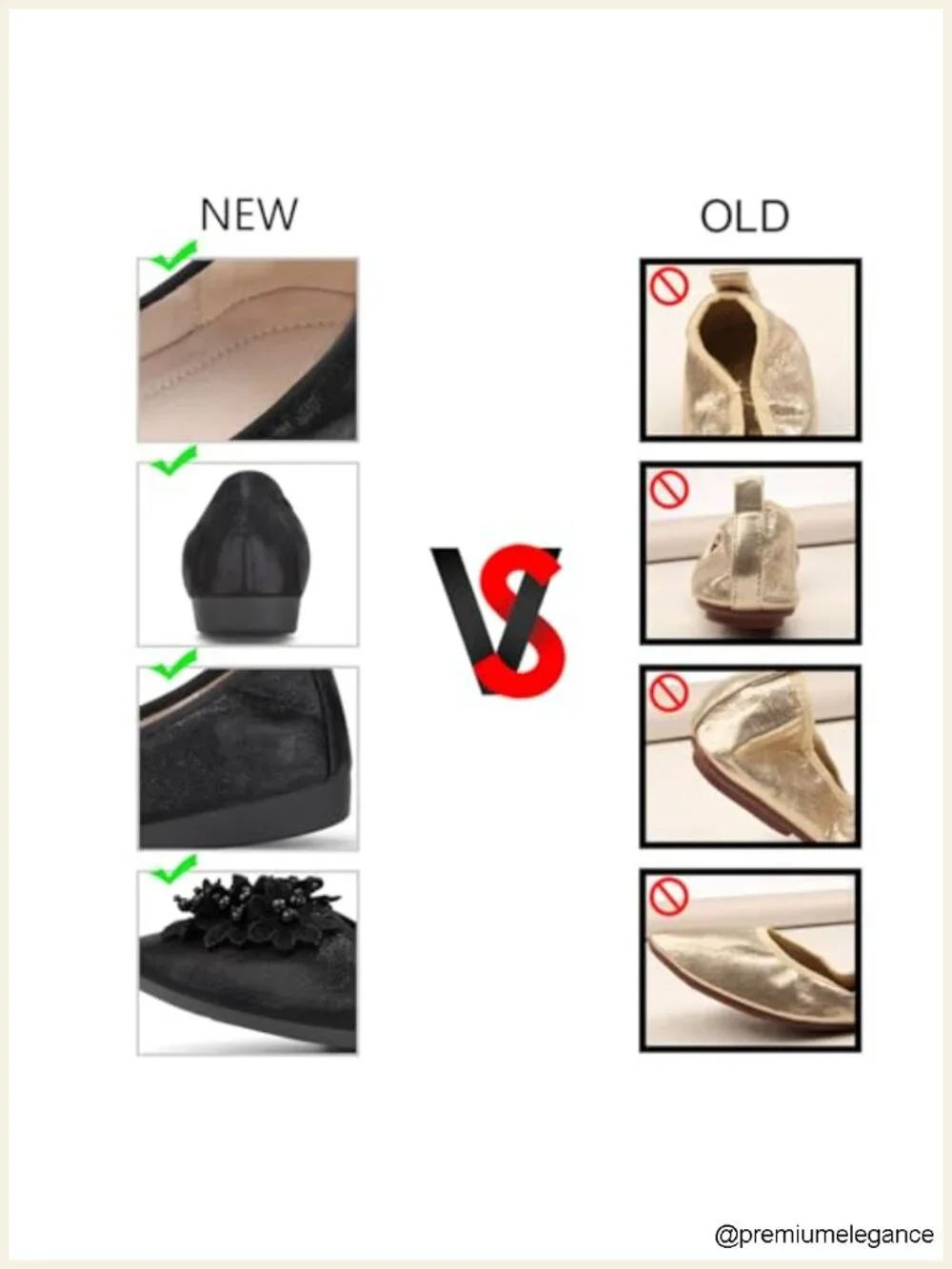 Women's Foldable Ballet Flats Rhinestone Bowknot PU Leather Pointed Toe Slip On